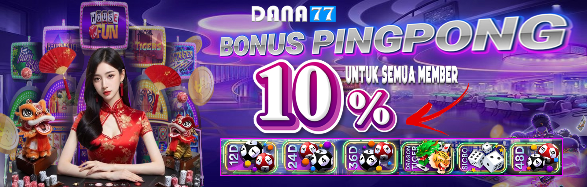 BONUS PINGPONG10%